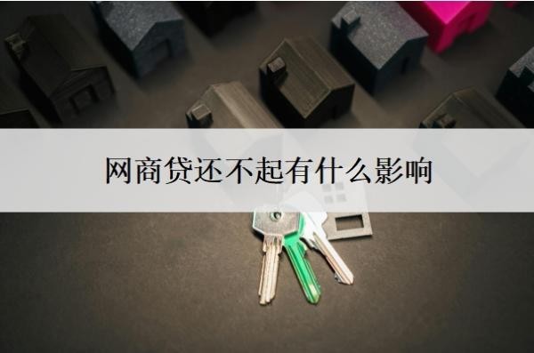 网商贷还不起有什么影响