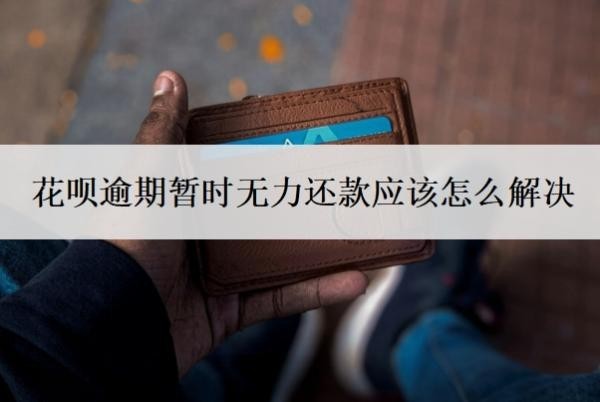 花呗逾期暂时无力还款应该怎么解决
