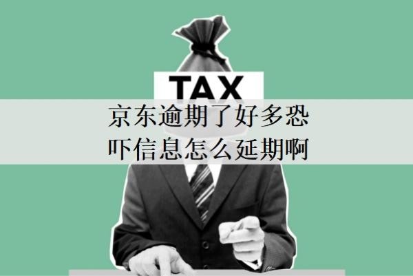京东逾期了好多恐吓信息怎么延期啊