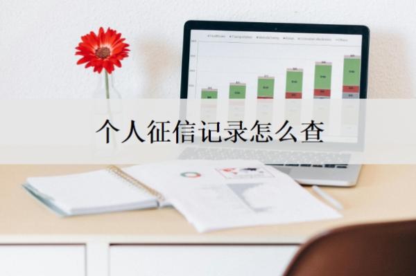 个人征信记录怎么查