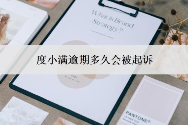 度小满逾期多久会被起诉？逾期多少钱才会立案？