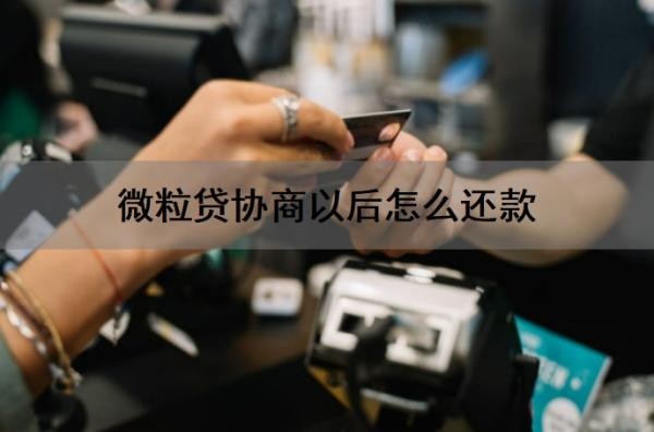 微粒贷协商以后怎么还款