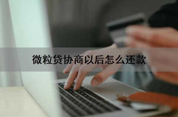 微粒贷协商以后怎么还款