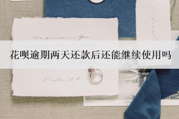 花呗逾期两天还款后还能继续使用吗